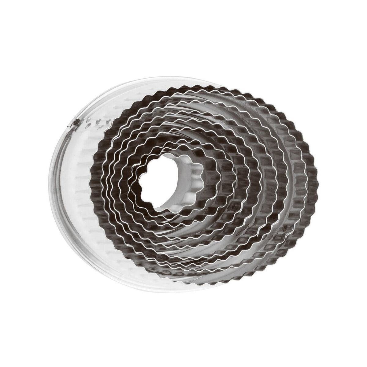 Tagliapasta ovale festonato in acciaio inox Paderno - 47325-10