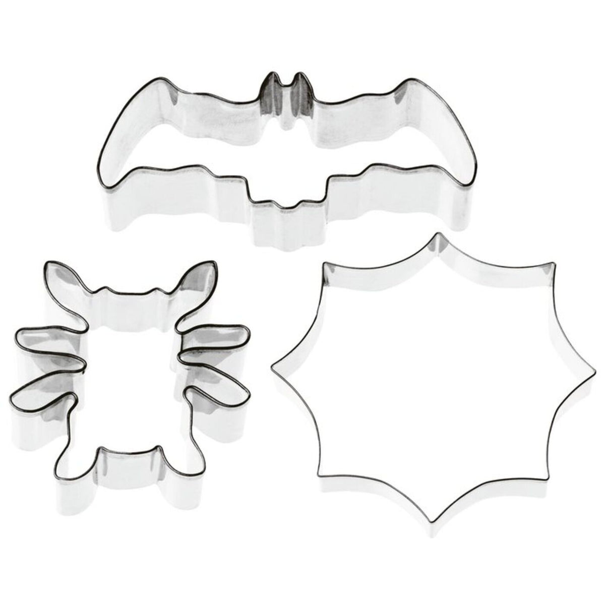 Confezione da 3 tagliapasta halloween in acciaio inox Paderno - 47377-11