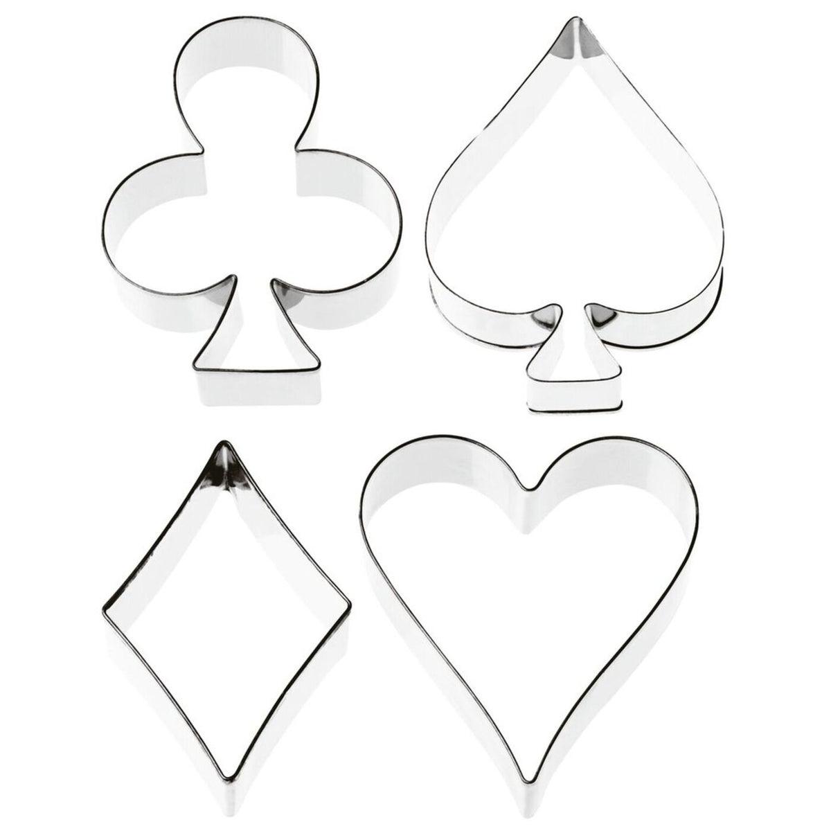 Set da 4 tagliapasta semi carte in acciaio inox Paderno - 47378-02