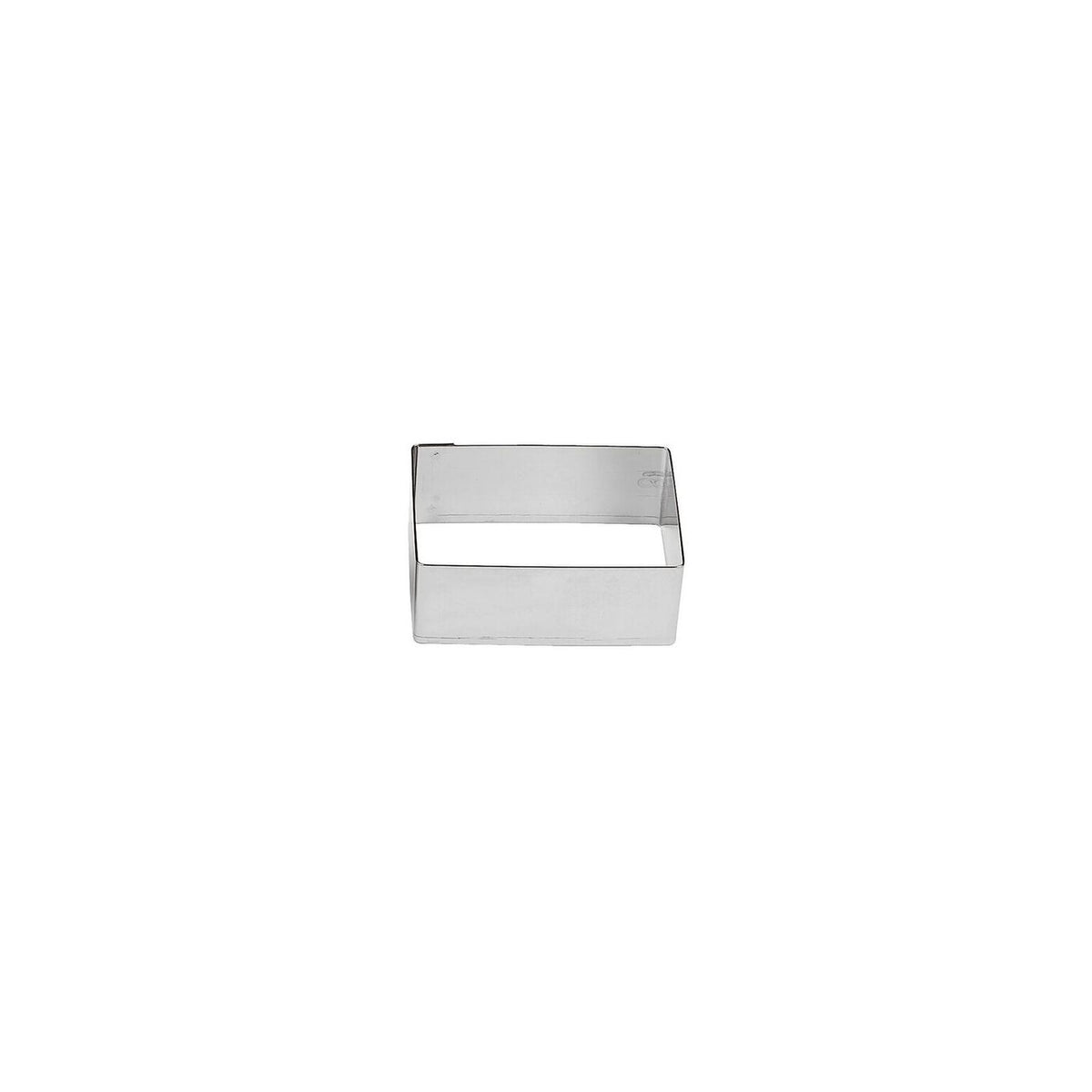 Set da 6 coppapasta rettangolari in acciaio inox 6 × 5 × 3 cm Paderno - 47425-11