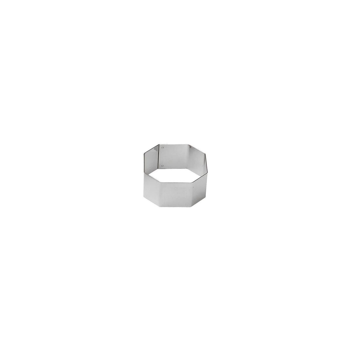 Set da 6 coppapasta esagonali in acciaio inox 6 × 3 cm Paderno - 47425-30