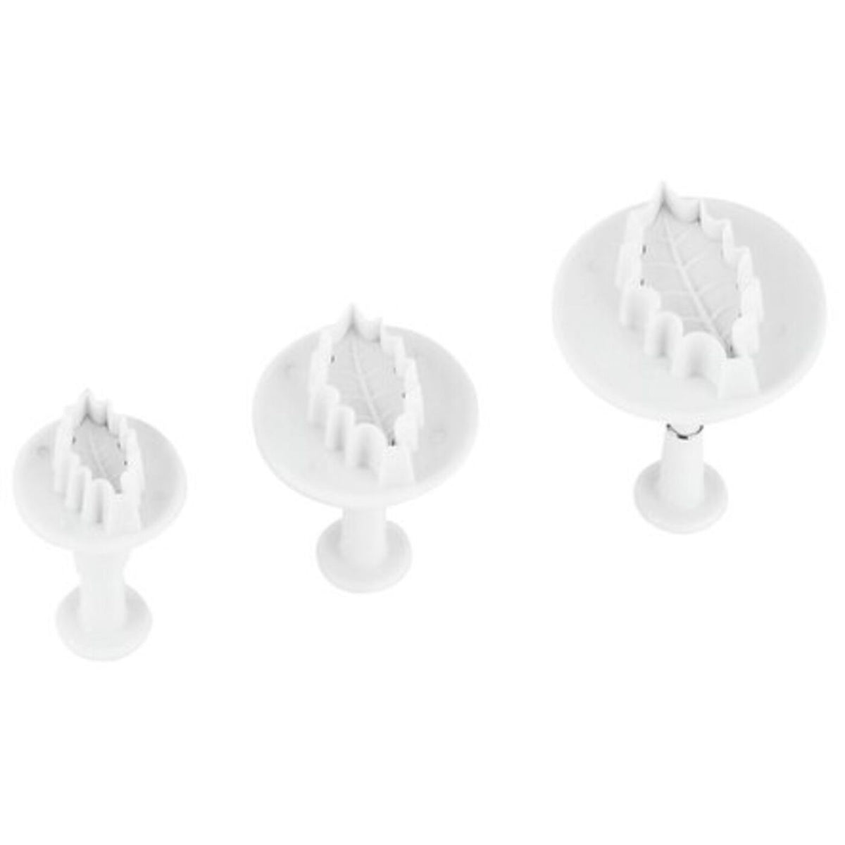 Set da 3 tagliapasta con espulsore a forma di agrifoglio in ABS Paderno - 47622-04