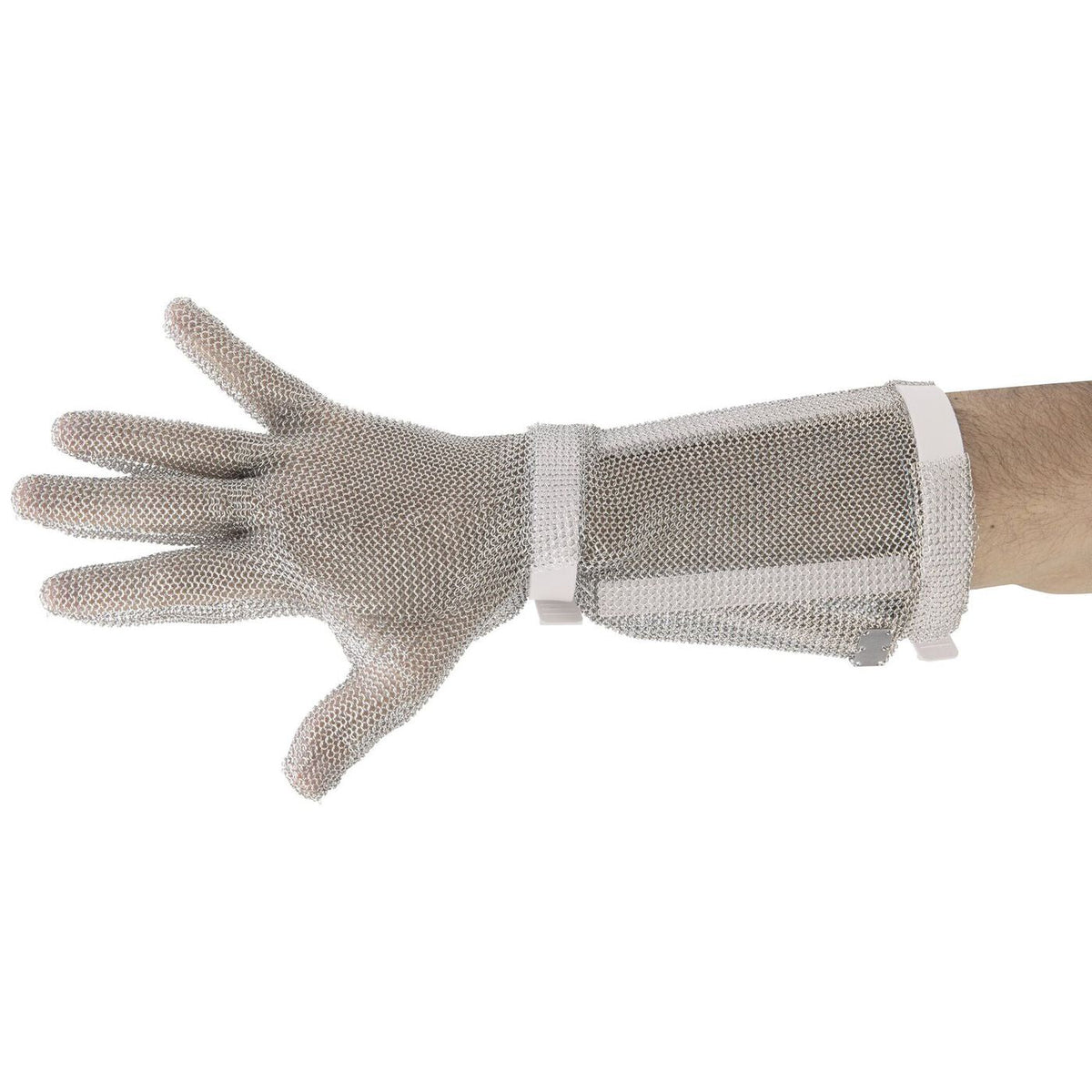 Guanto lungo in cotta di maglia taglia S Paderno - 48506-01