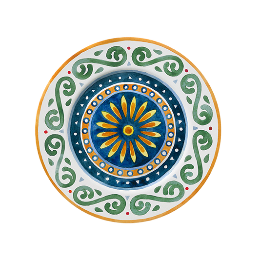 Flat plate Capri Ischia ø 28x2h