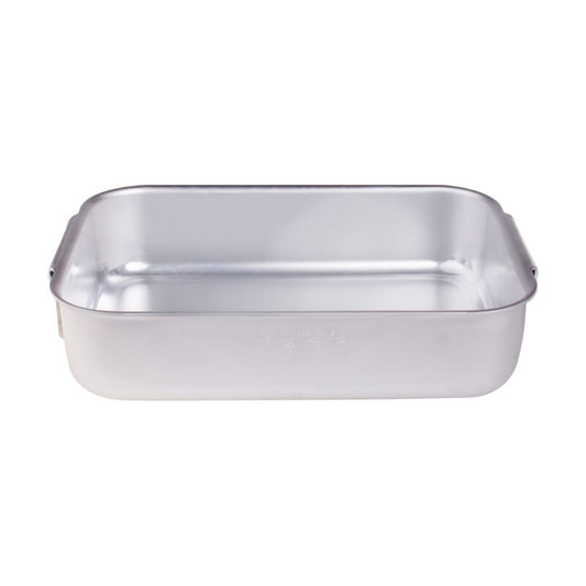 Rectangular aluminium roasting pan 2 handles 50cm