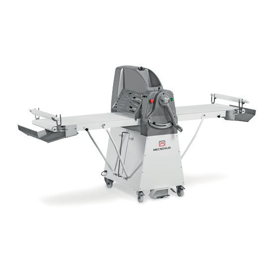 Sfogliatrice professionale Mecnosud ST500PM70 velocità variabile cilindri 500 mm tavoli 700 mm 230V