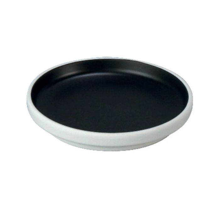Efay piatto piano nero taiji cm19