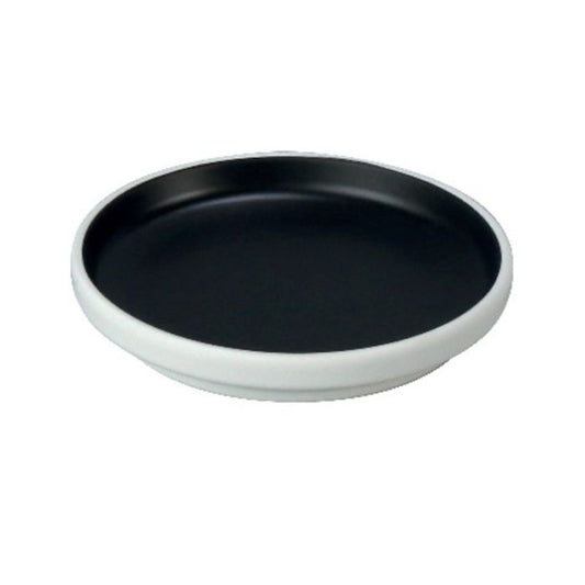 Efay piatto piano nero taiji cm19