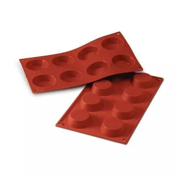 Stampo in silicone n.8 tartalletta ø 60 h 17 mm teglie e stampi silicone
